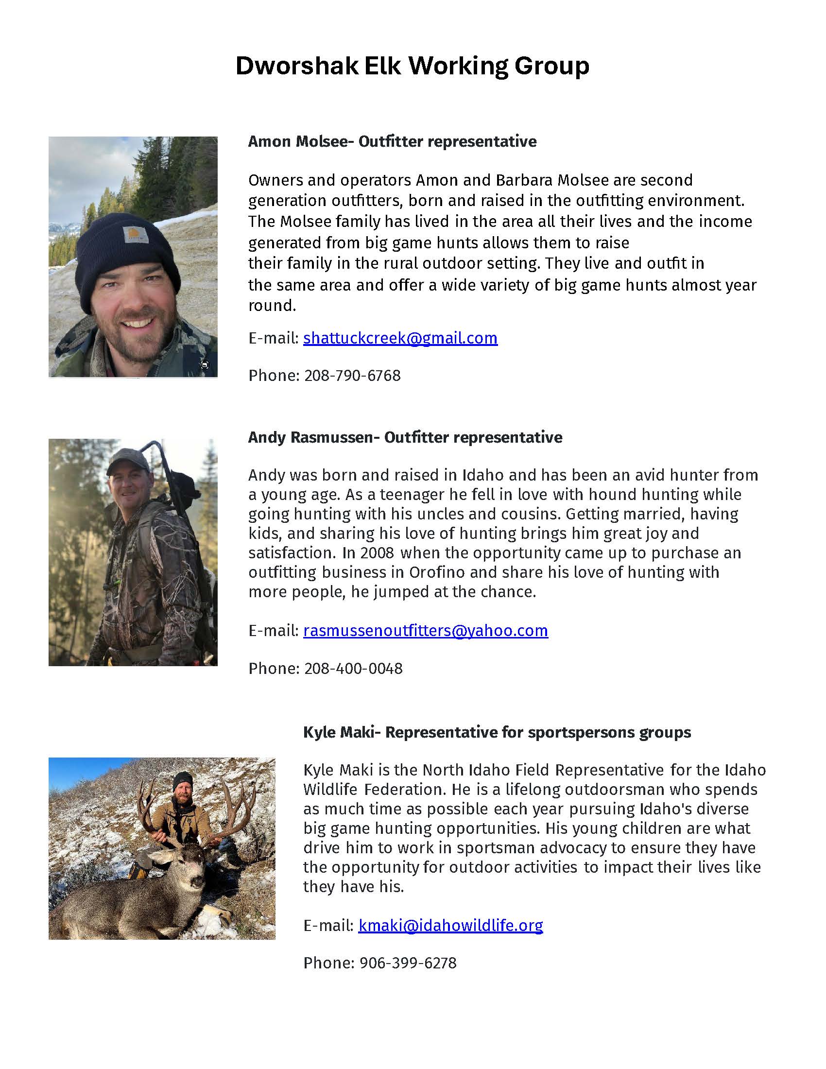 Elk working group members pg 1