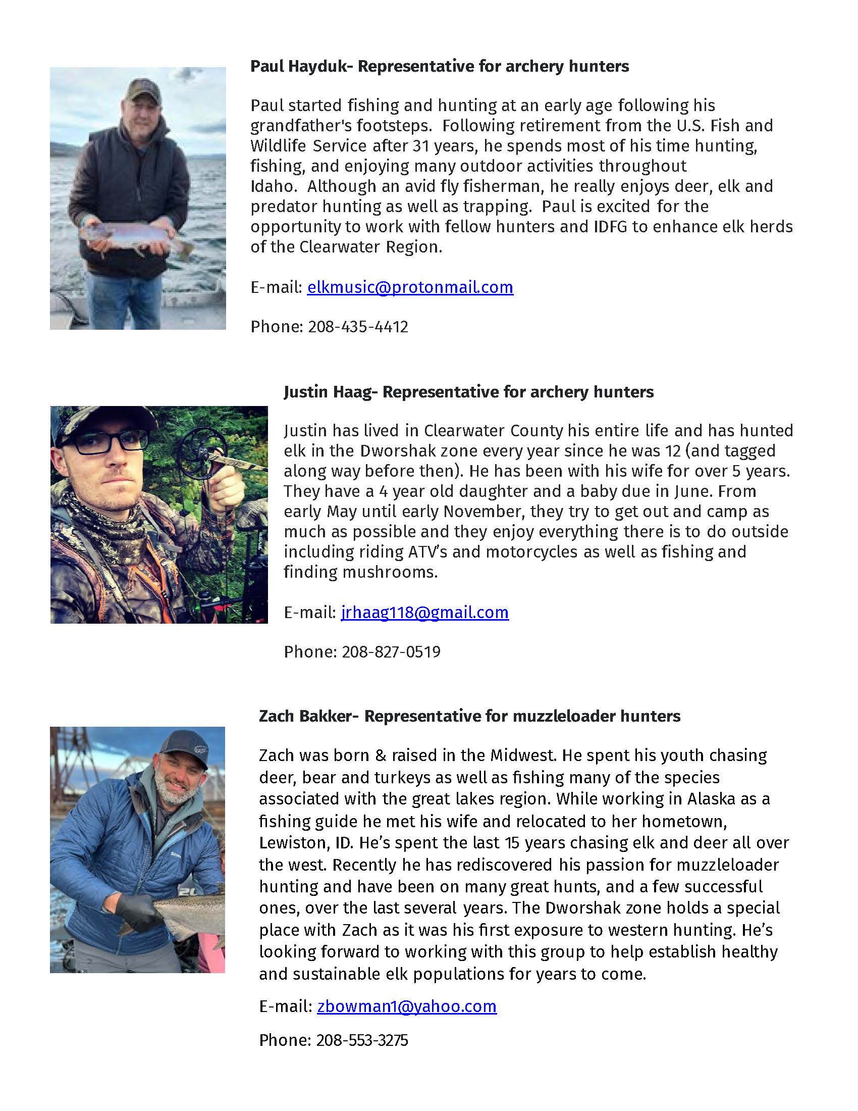 Dworshak Elk working group page 3