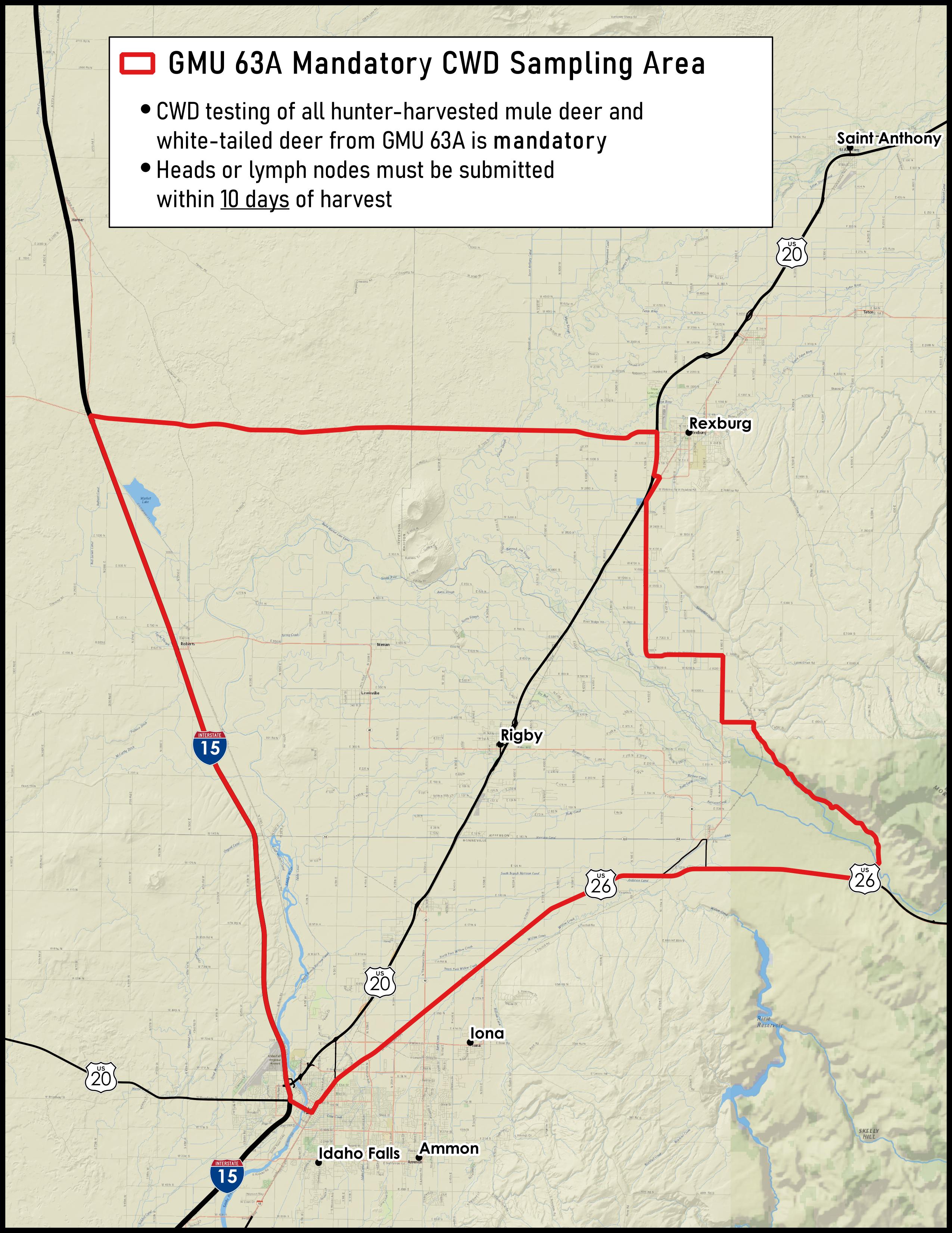 Unit 63A boundary map