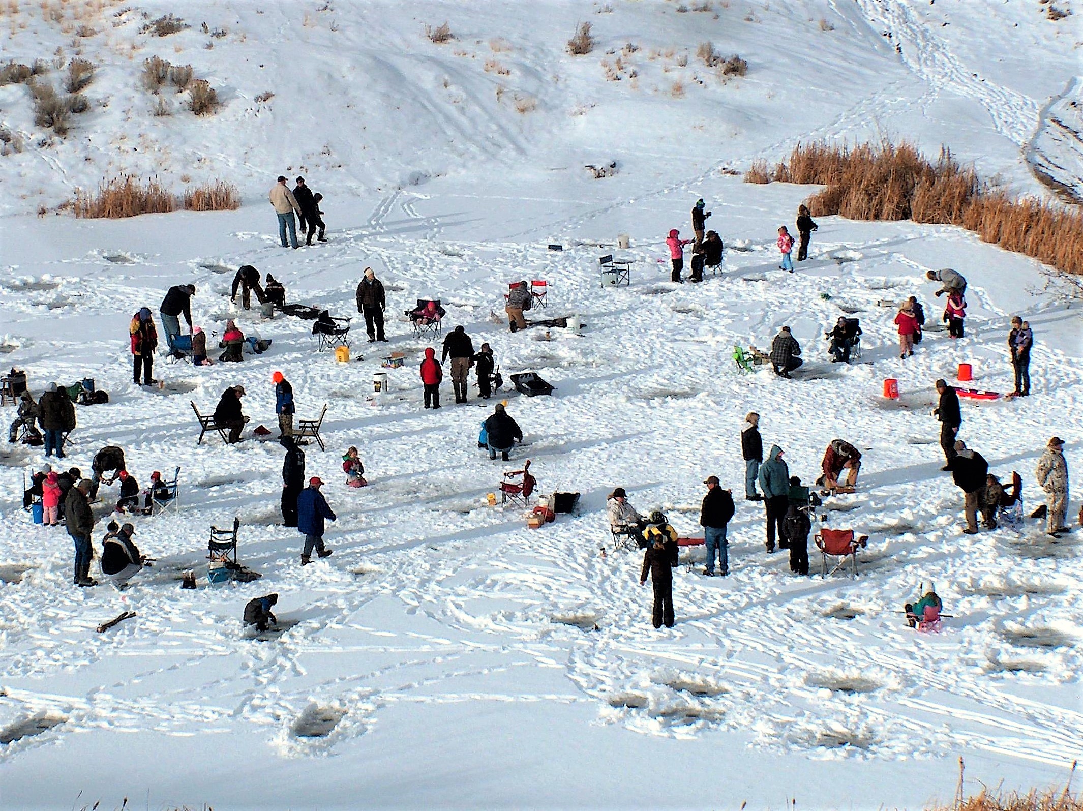 Hyde Pond anglers 