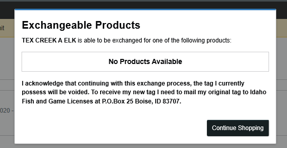 How to exchange an elk tag online