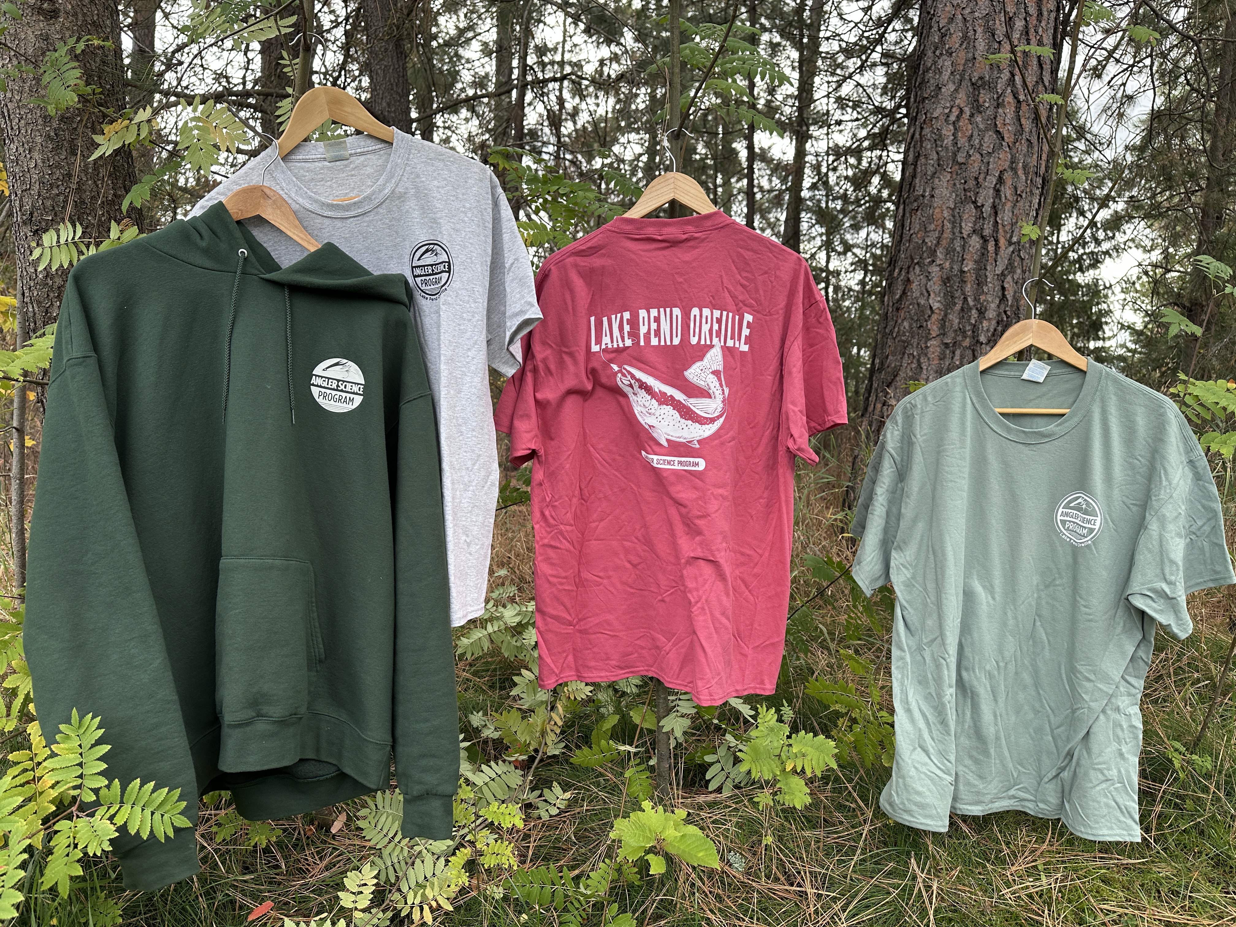 Lake Pend Oreille Angler Science Program custom shirts