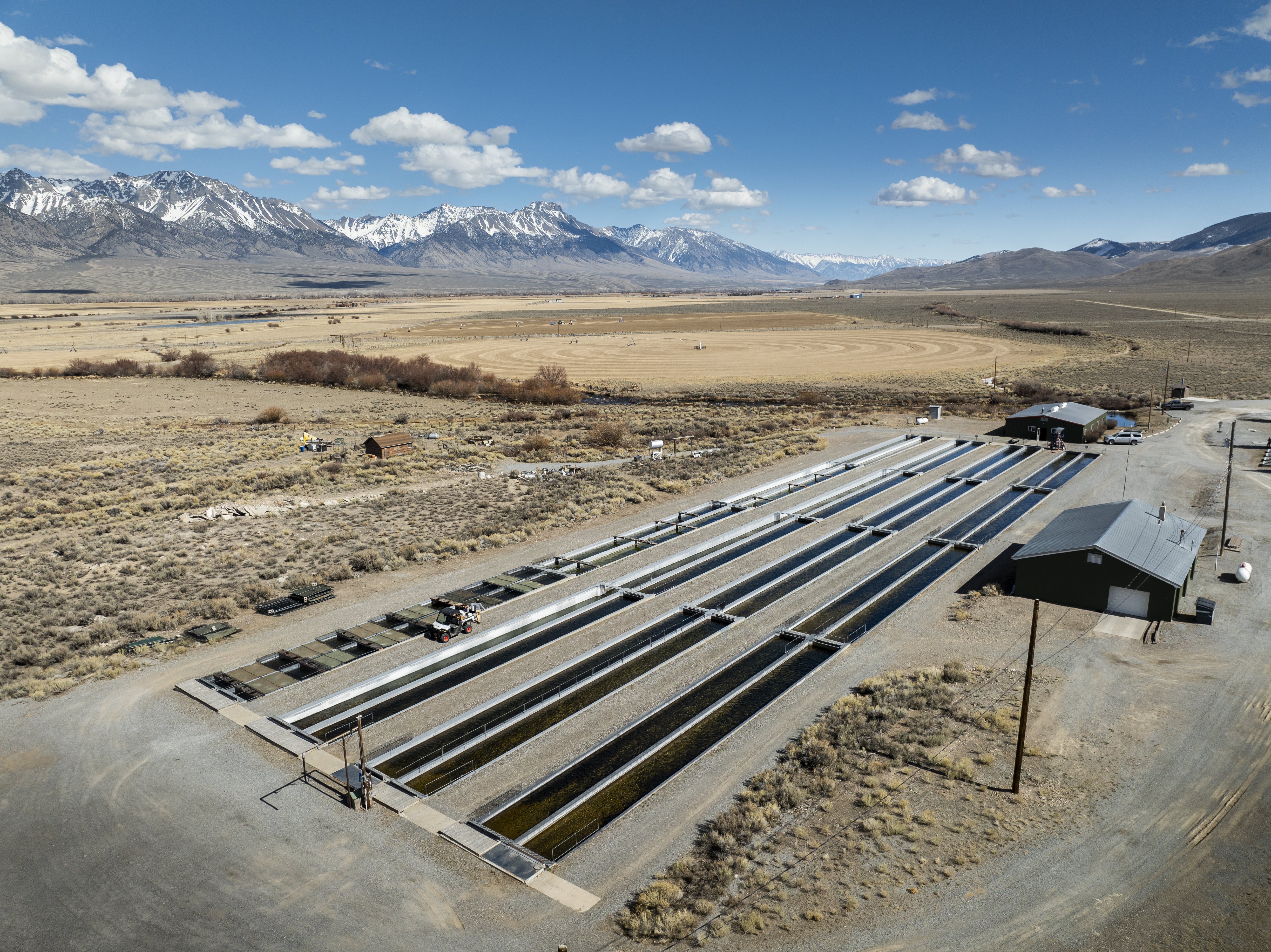 Drone view of Mackay Hatchery