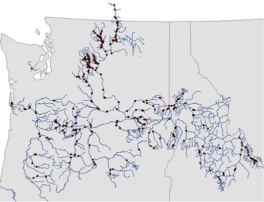 PIT antenna sites in Columbia Basin