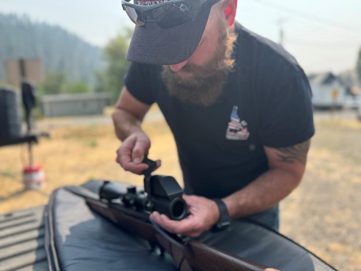 Luke setting up TriggerCam