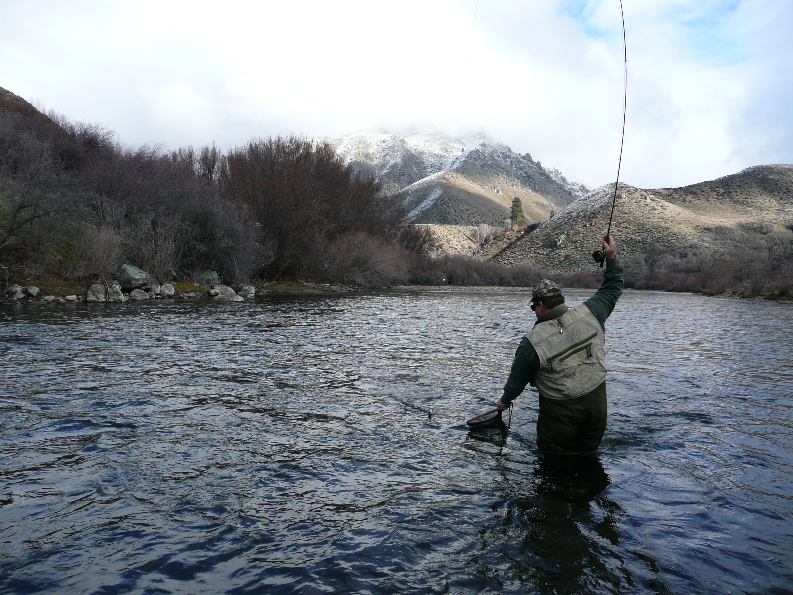 Late fall and winter can be productive for stream fishing