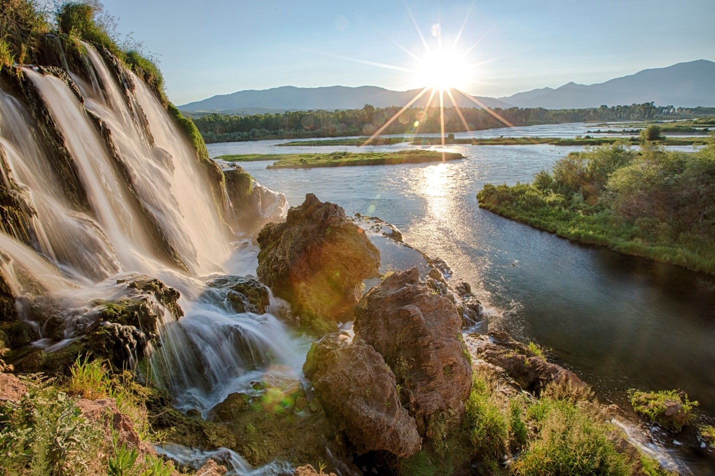 A scenic photo of the South Fork Snake River