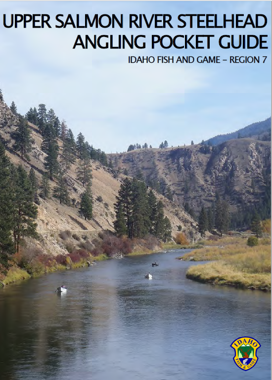 cover of upper salmon river steelhead angling pocket quide