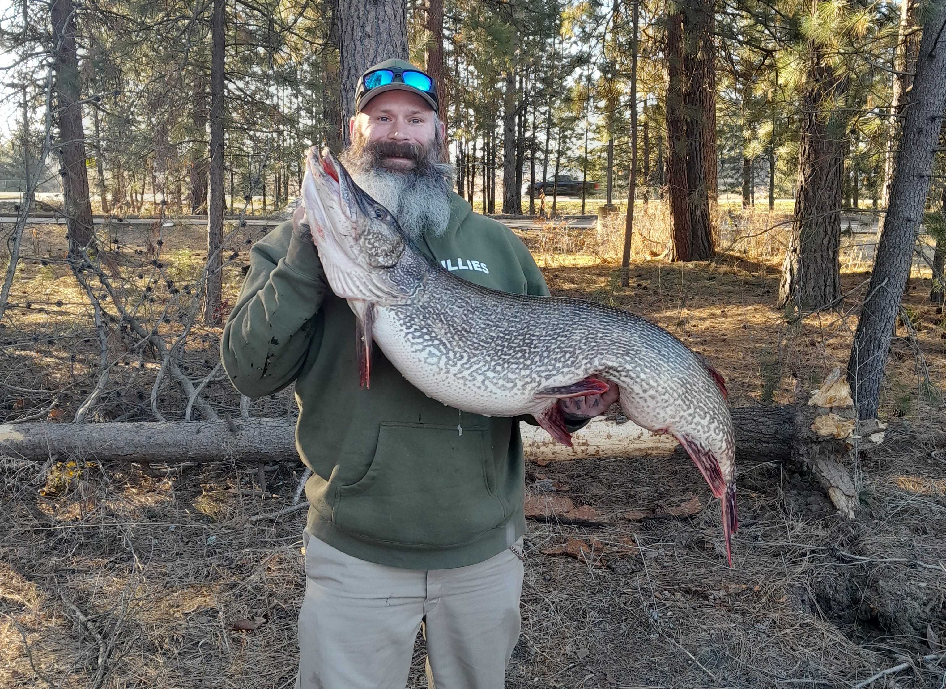 State record northern pike caught in Hayden Lake, Idaho.
