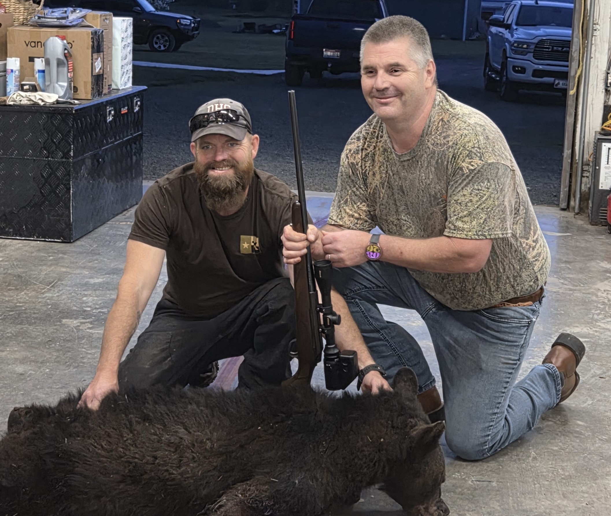 Tom, Luke and Bear
