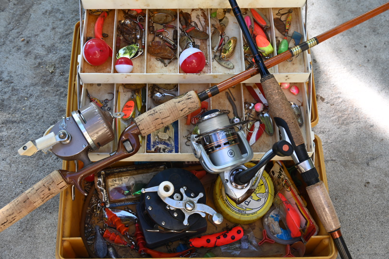 fishing gear, tackle, free fishing day