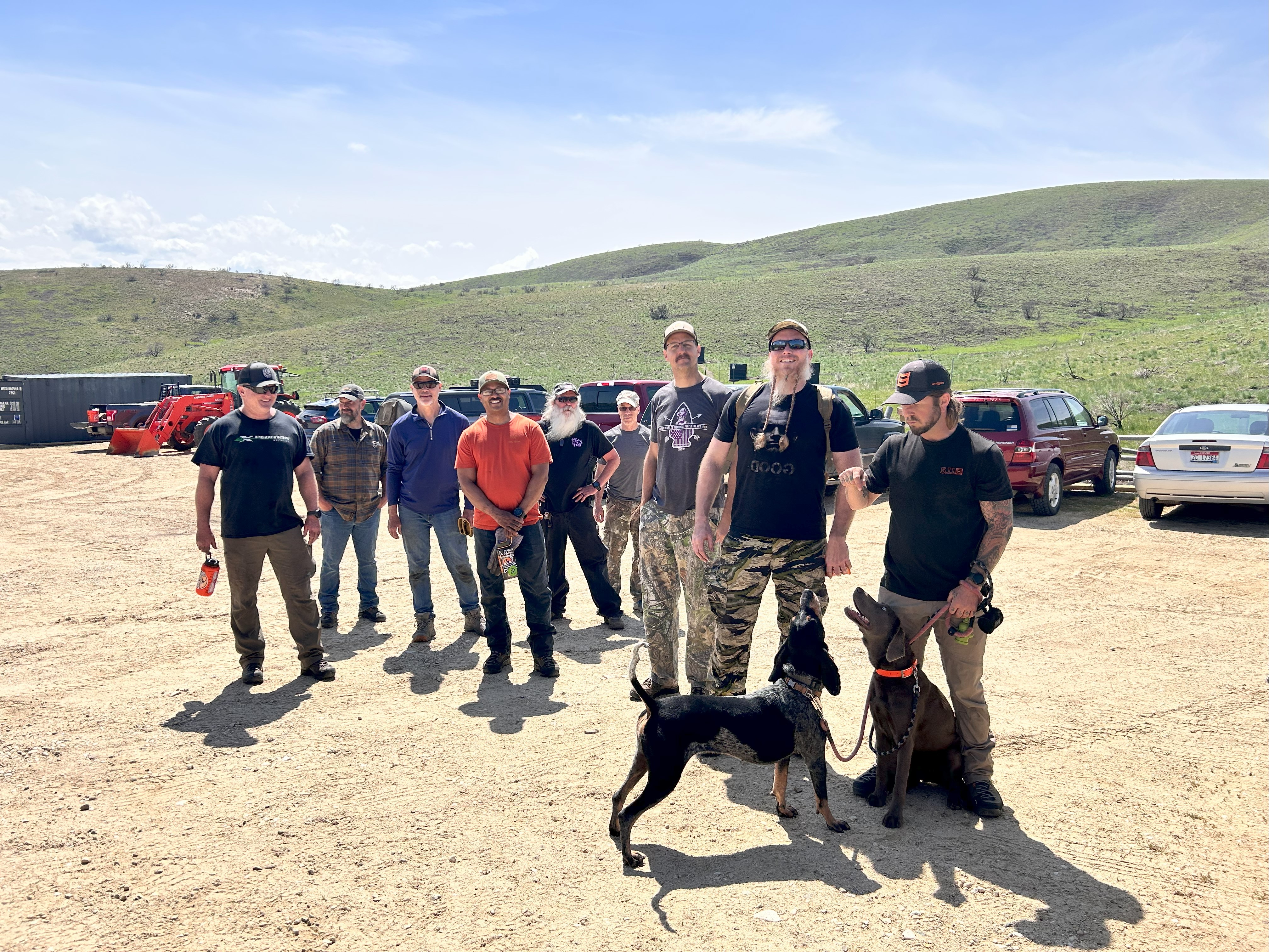 Group of volunteers at Boise River WMA