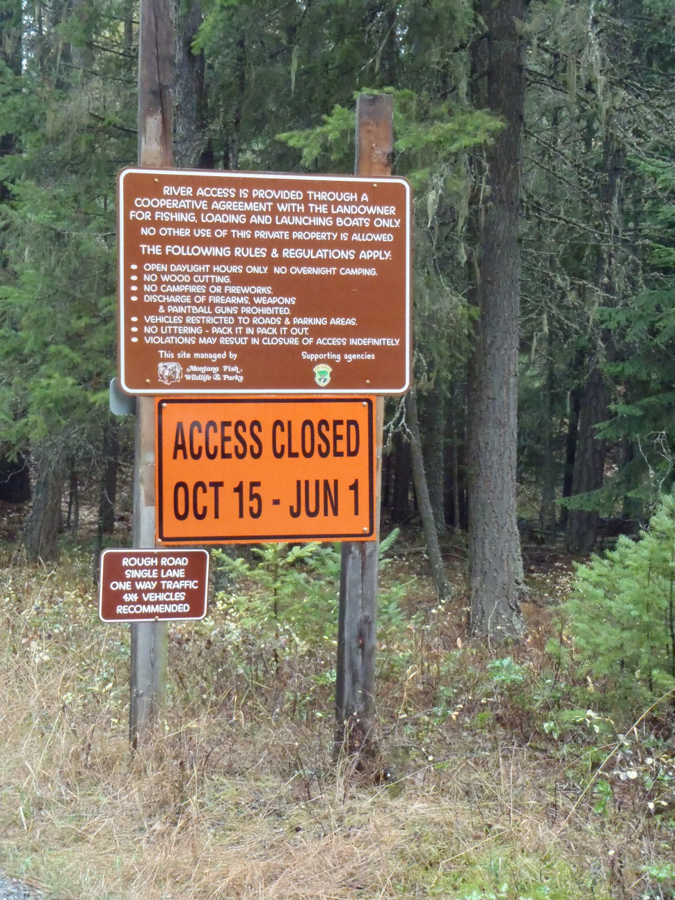 Leonia Montana Access Site is Open on the Kootenai River 