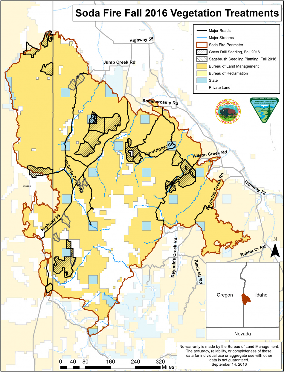 Soda Fire Idaho Map Treatments Continue on Owyhee County's Soda Fire | Idaho Fish and Game