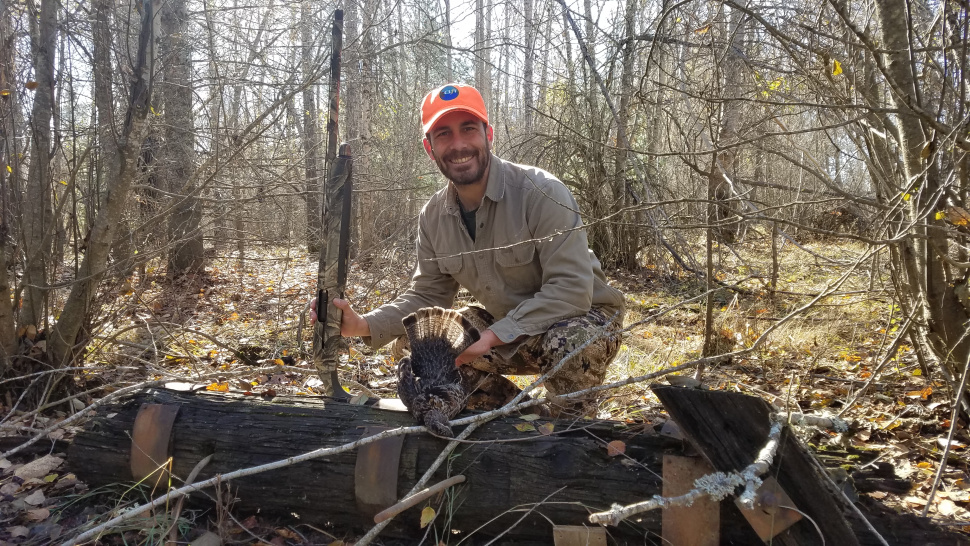 Conservation Officer Jacob Berl in the field
