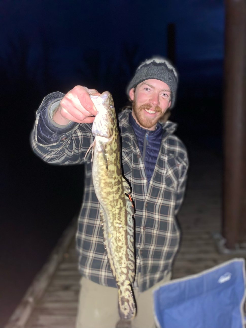 Angler with Burbot