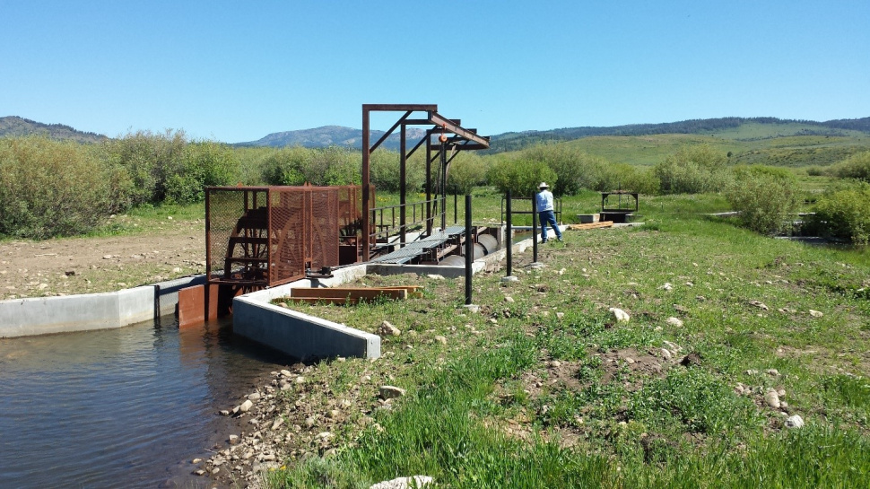 Screening irrigation diversions benefits Bonneville cutthroat trout and ...