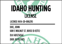Don't commit license fraud when buying your licenses and tags | Idaho