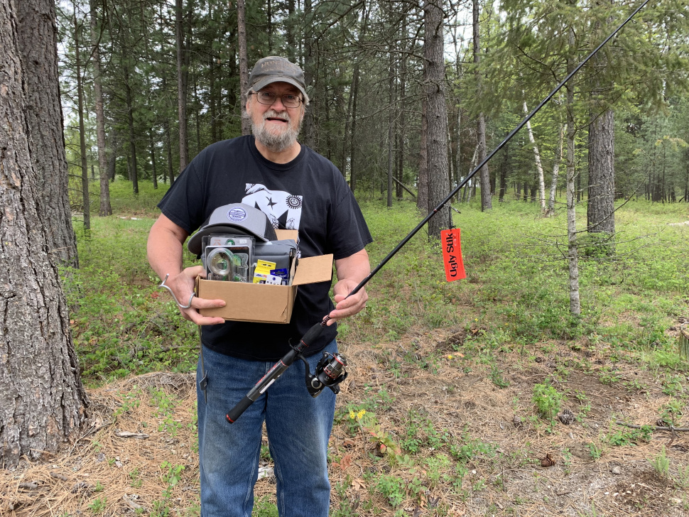 Raffle winner from 2022 Kootenai River Angler Science Program