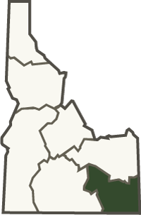 Southeast region inset map