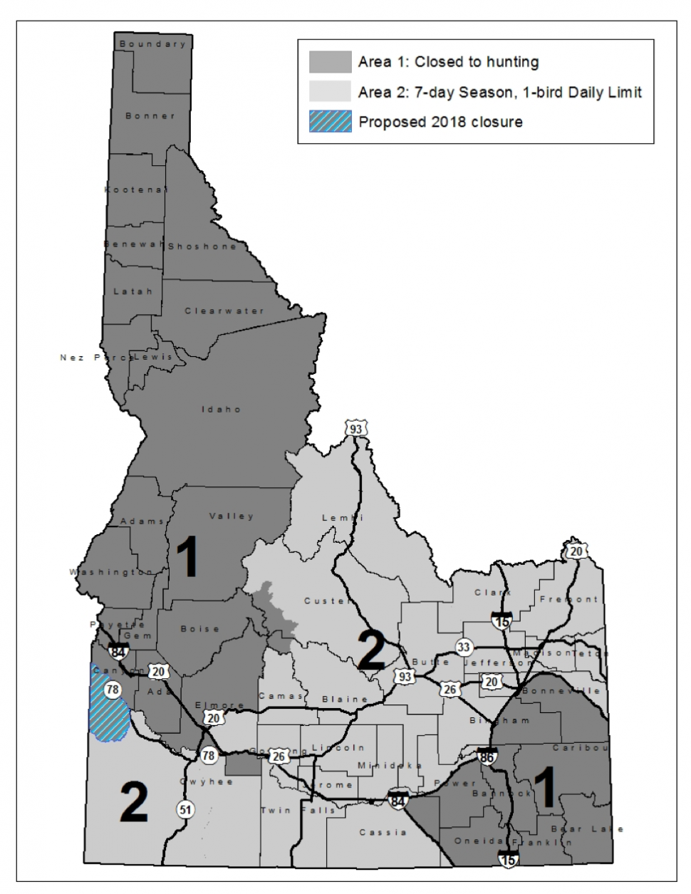 2018 Sage Grouse Season Scoping Proposal Idaho Fish And Game - 