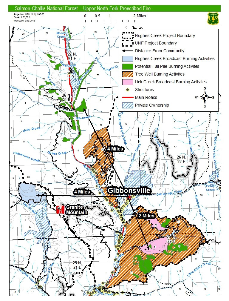 Spring bear hunters may be affected by prescribed fires near Gibbonsville Idaho Fish and Game