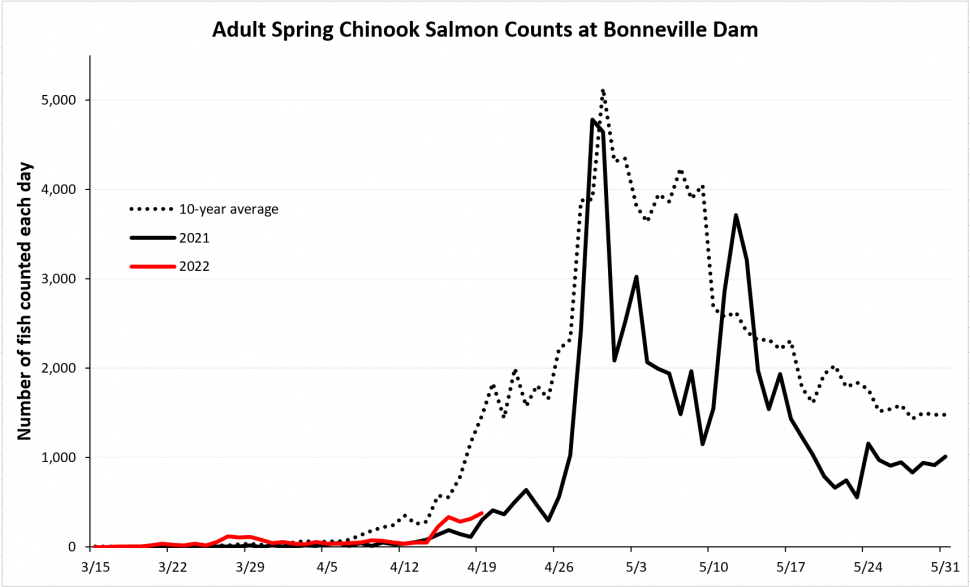 Bonneville Dam Forecast