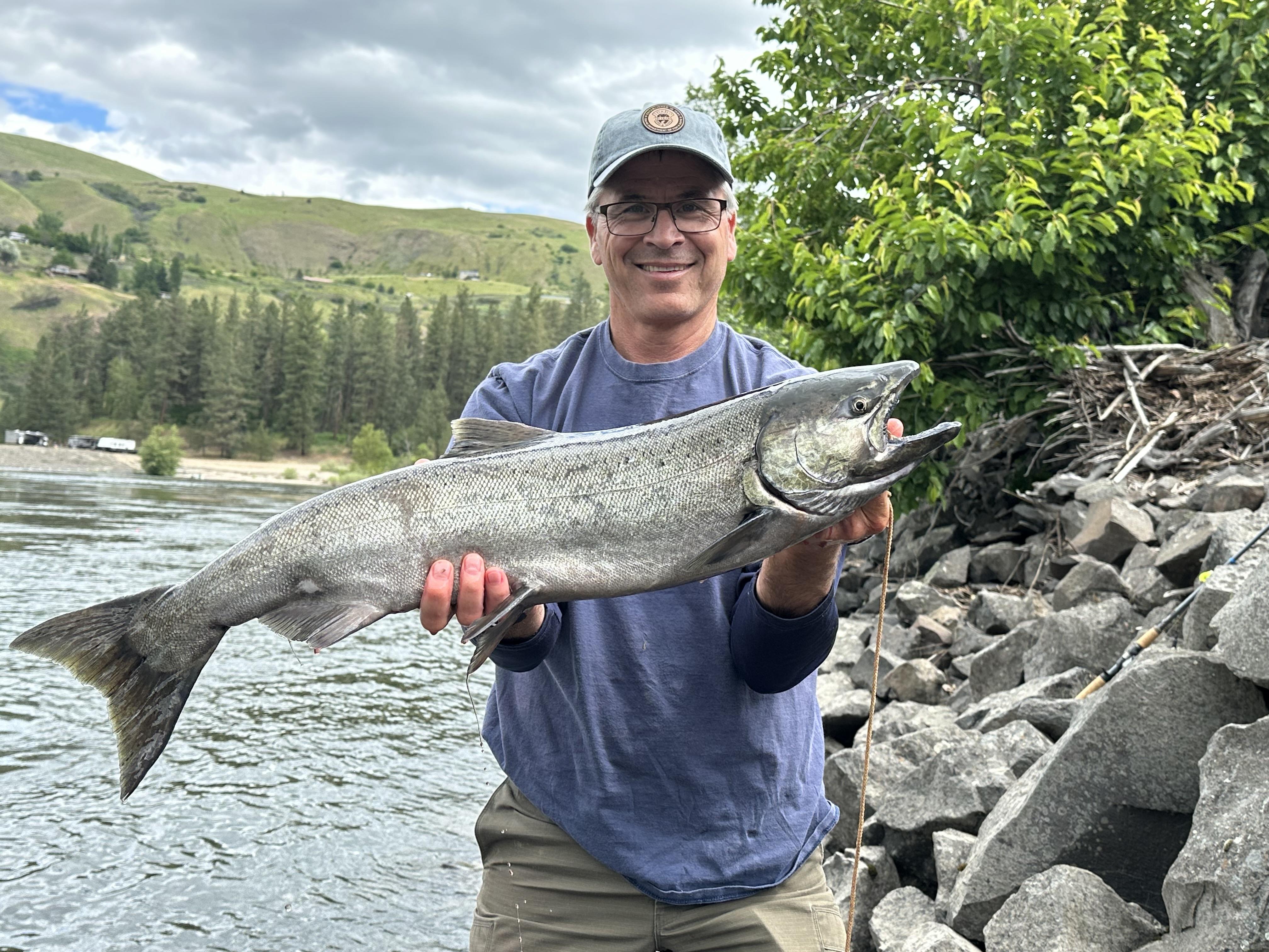 Chinook caught from Clearwater River