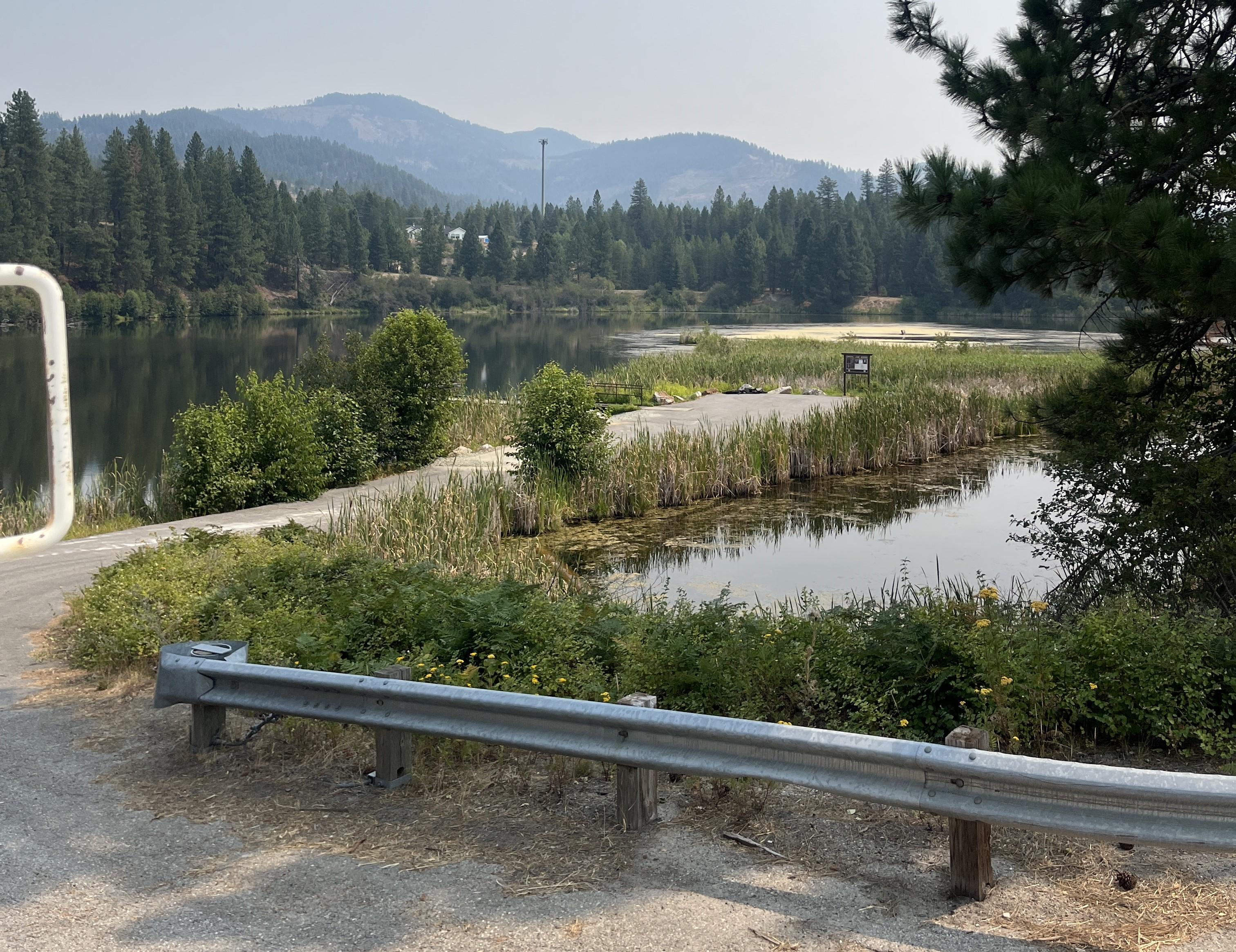 Crystal Lake fishing and boating access site in the Panhandle Region