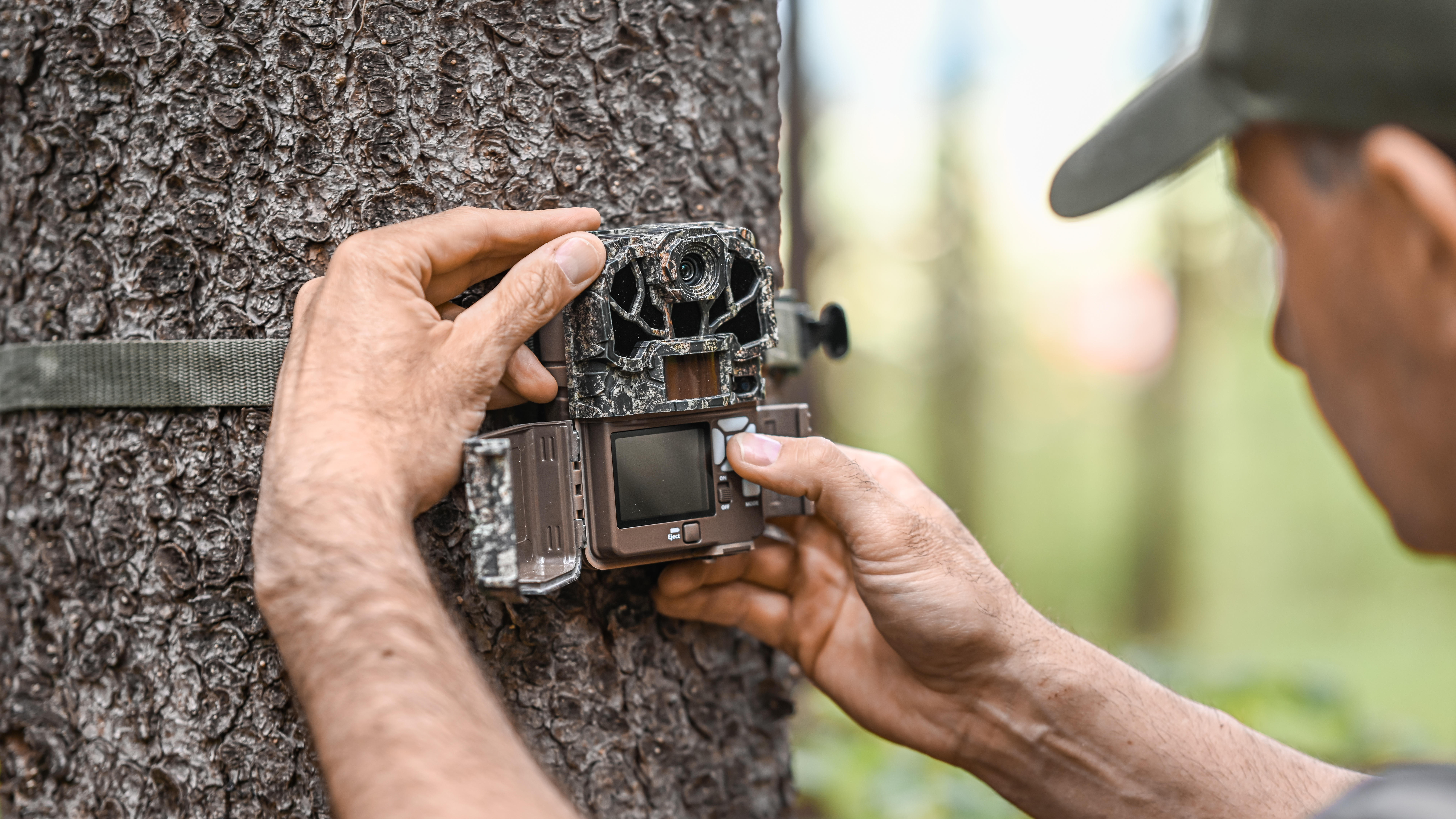hunter hanging trail camera