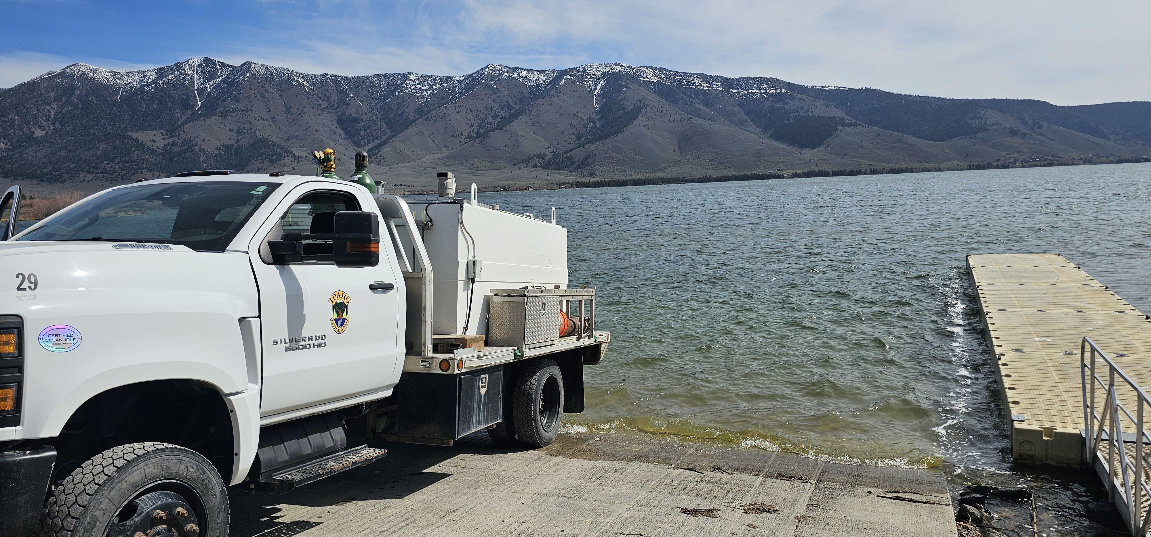 Henrys Lake Stocking Truck