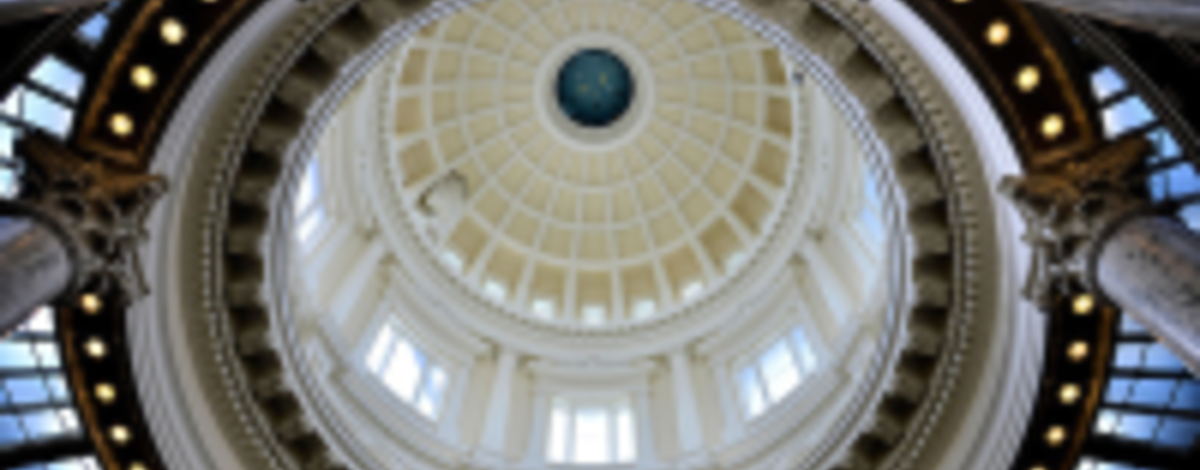 Interior capitol dome of Idaho