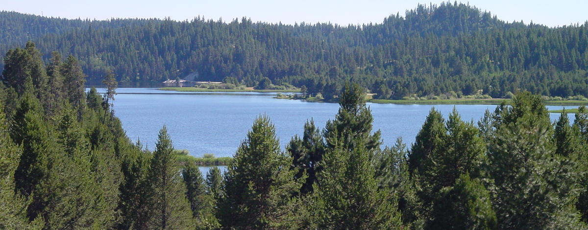 Summer day at Horsethief Reservoir