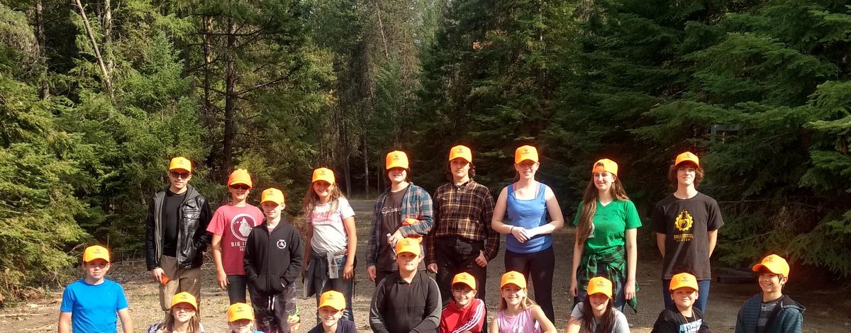 Participants in the 2021 Learn-to-Hunt day camp in the Panhandle Region