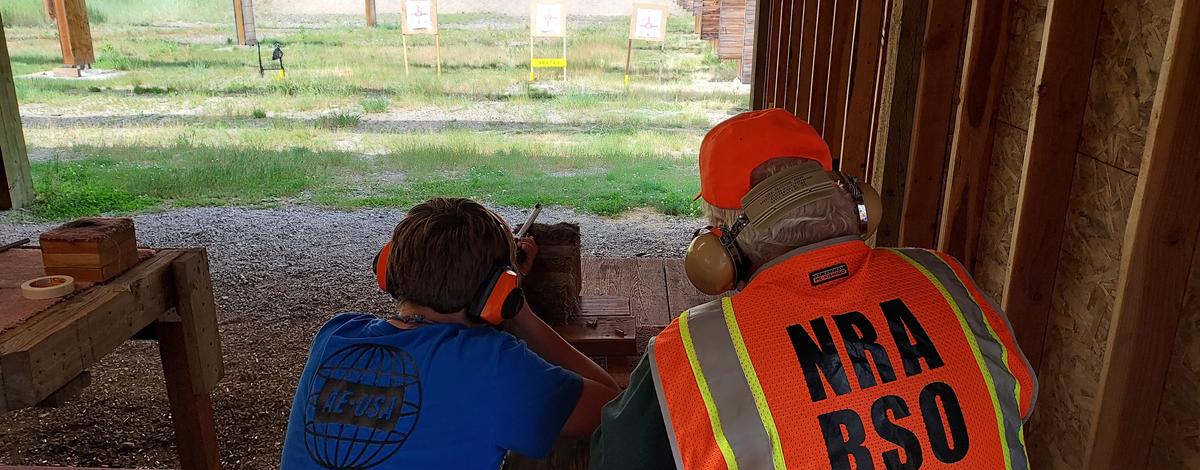 NRA-certified Range Safety Officer at the Farragut Shooting Range Center