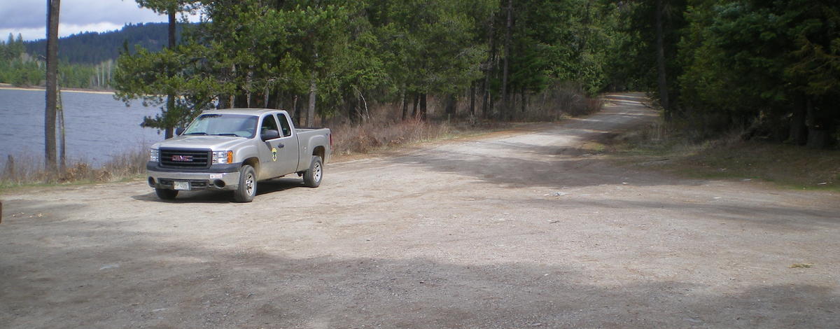 Shepherd Lake fishing and boating access site in the Panhandle Region