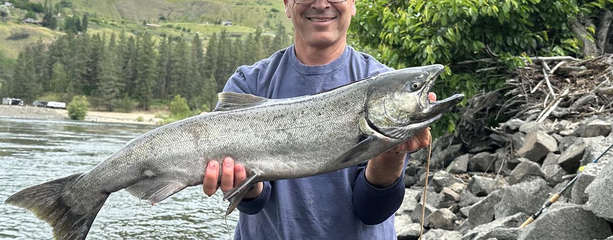 Chinook caught from Clearwater River