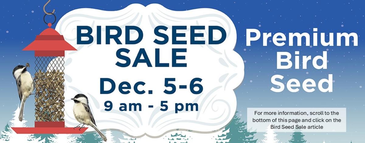 MK Nature Center Bird Seed Sale 2025