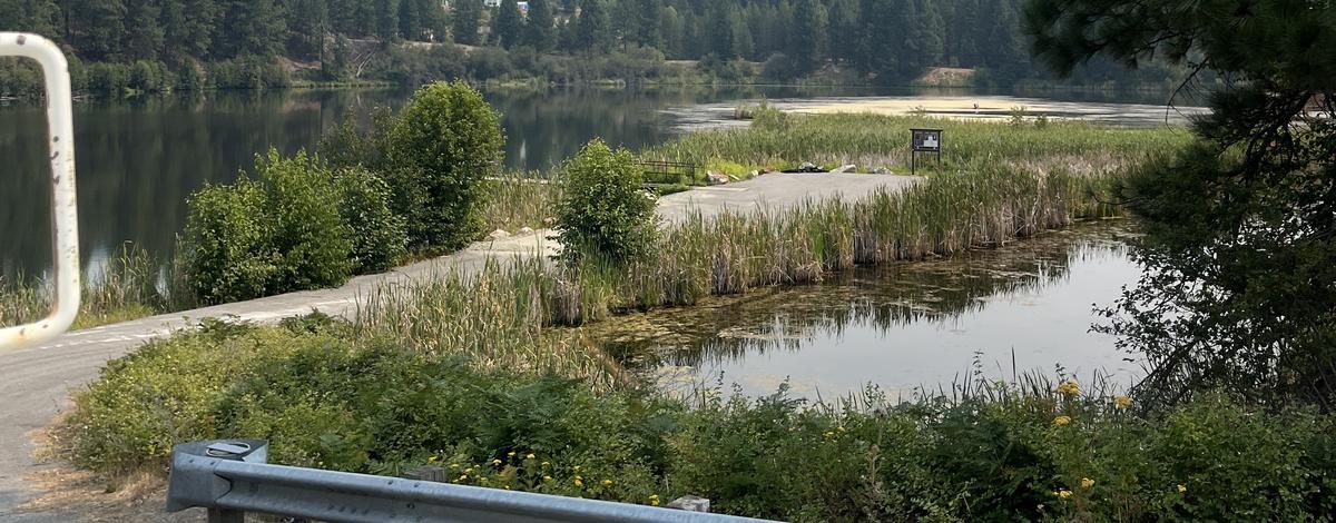 Crystal Lake fishing and boating access site in the Panhandle Region
