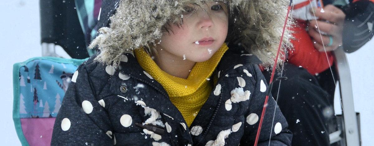 kid ice angler, Hyde pond