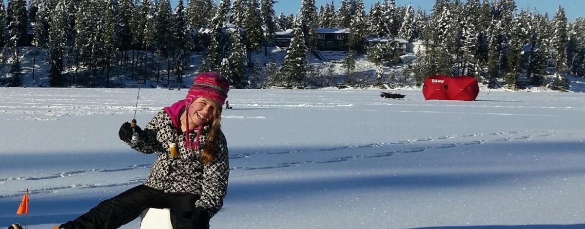 Ice Fishing in the Panhandle Region