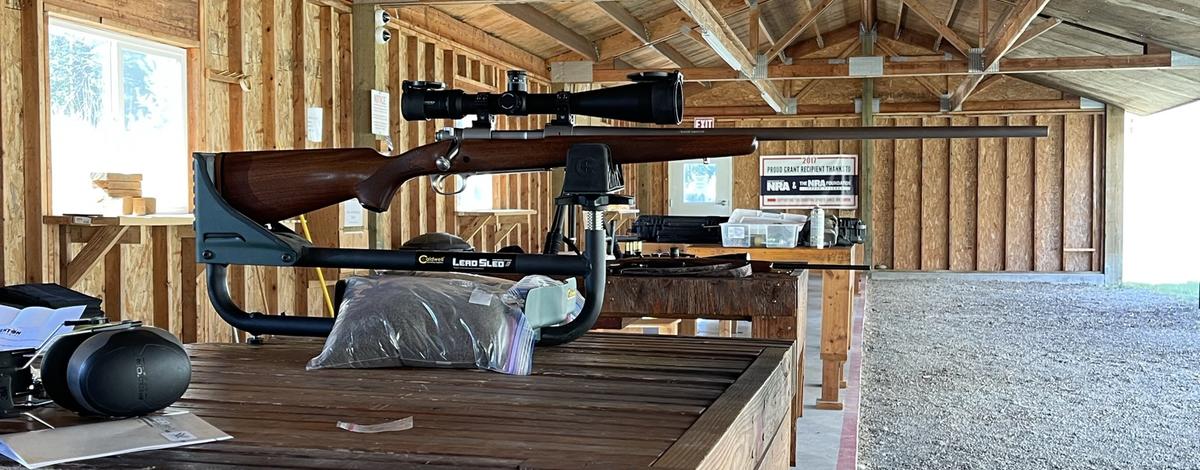 Shooting bench at Farragut Shooting Range Center