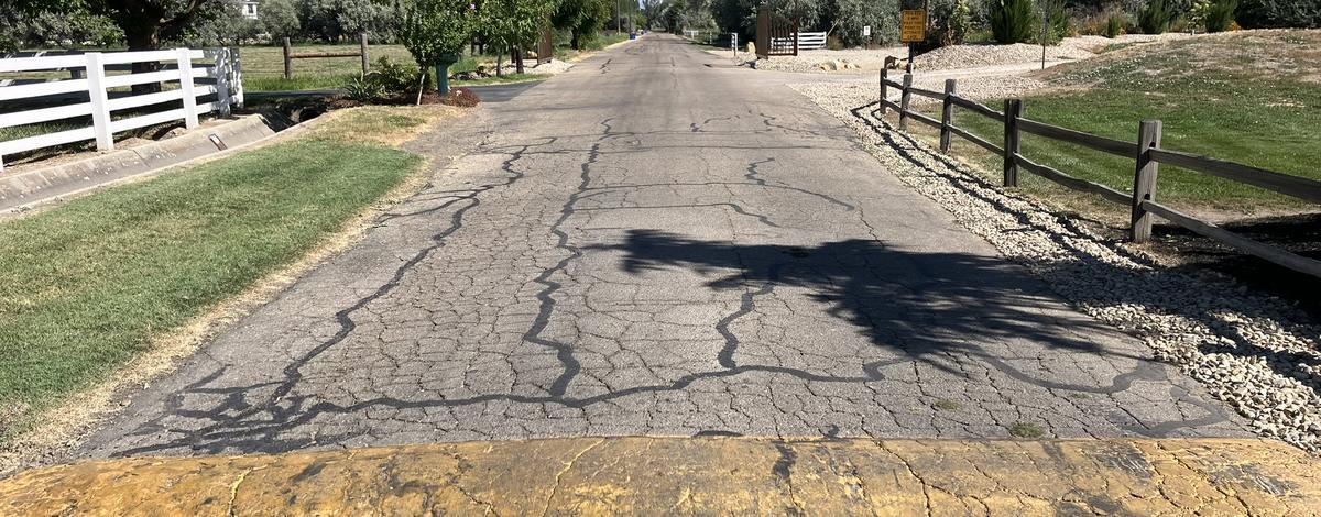 driveway at eagle fish hatchery