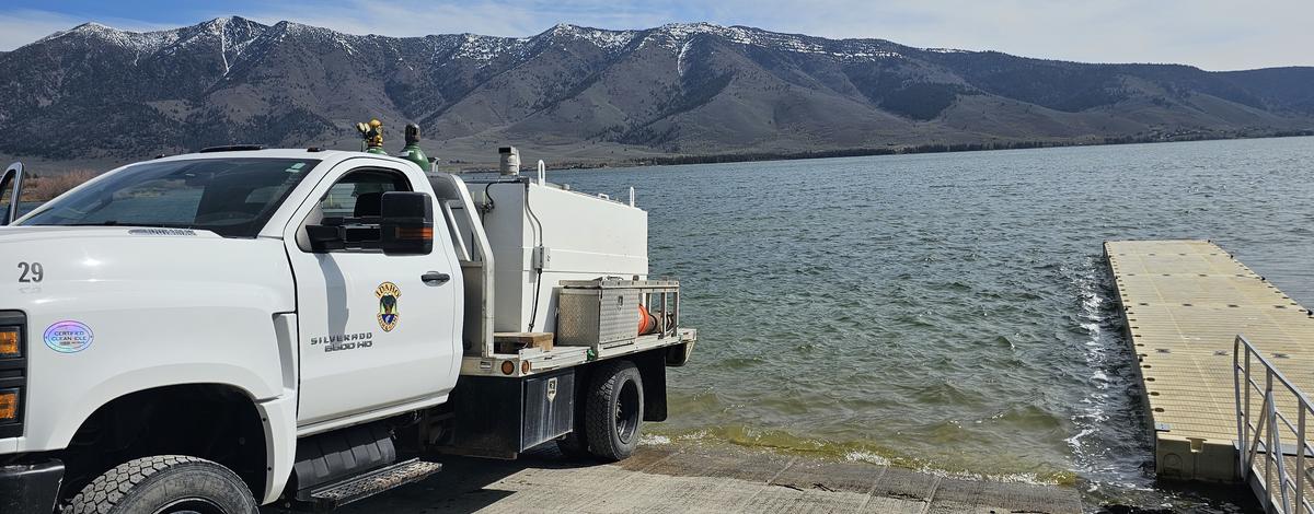 Henrys Lake Stocking Truck