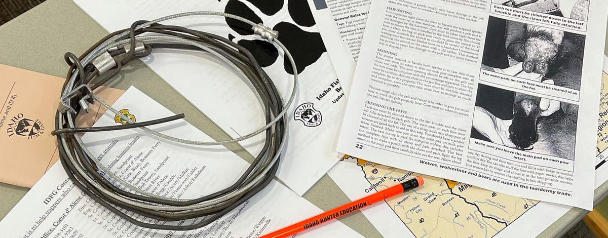 trapping education materials