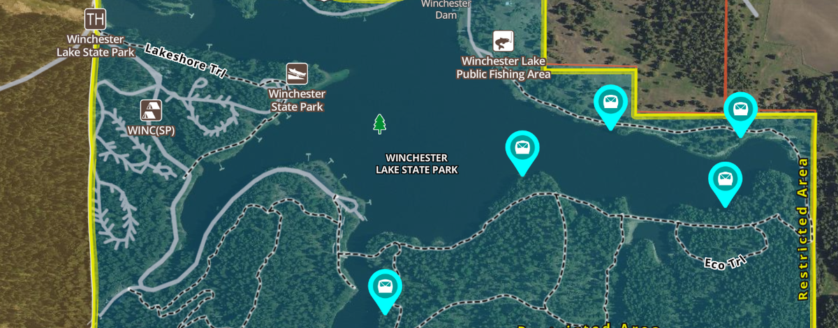 Winchester waterfowl map