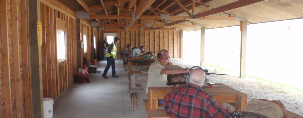 shooters at a private shooting range May 2013