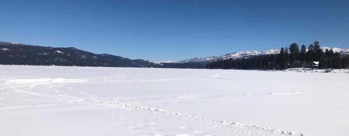 Cascade and Payette Lake ice conditions Feb. 23, 2022