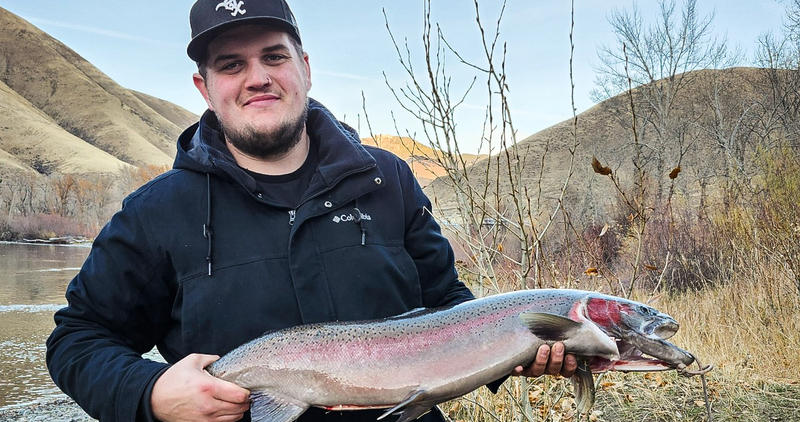 Angler above North Fork - Fall 2024