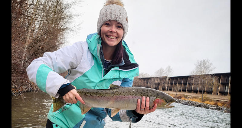 Angler above North Fork - Fall 2024